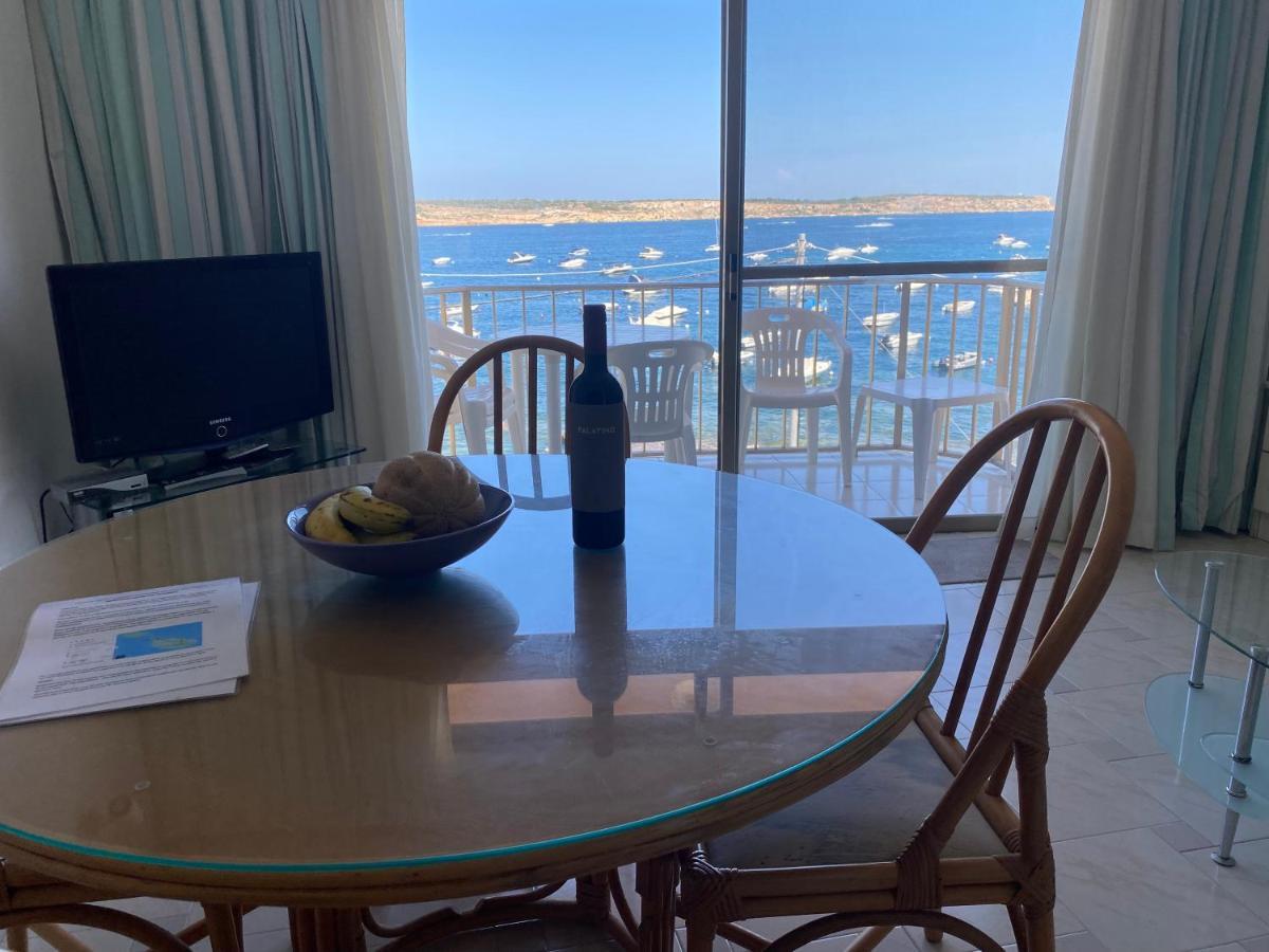 Sea Front Apartment At Mellieha Bay, Malta! Luaran gambar